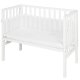 roba 2-in-1 Beistellbett safe asleep®, 45 x 90 cm, Holz/weiß - B-Ware Transportschaden Kosmetisch
