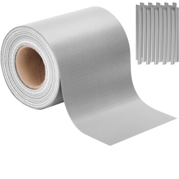 Ribelli Sichtschutzstreifen, 35 m x 19 cm , grau - B-Ware...