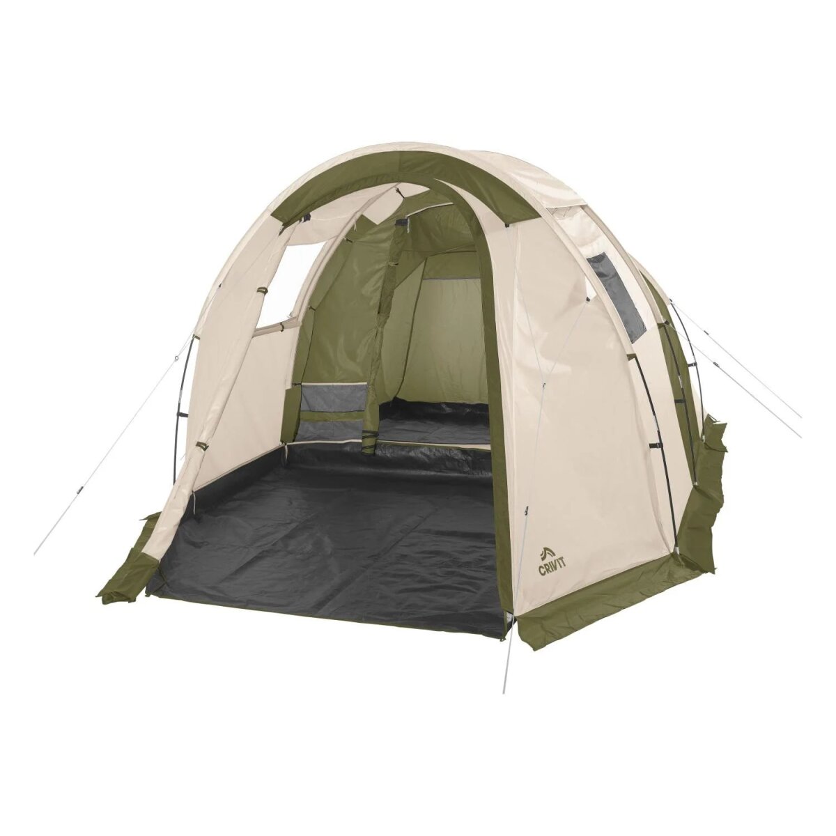 kik wurfzelt Pop Up für 2 Personen blau grün Outdoor Campingzelt Trekking Festival (Blau) Sport & Freizeit Size:75