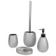 Axentia Badezimmer-Set Pisa, anthrazit - B-Ware sehr gut