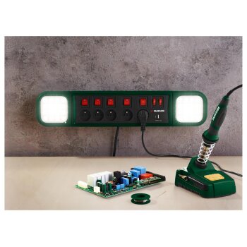 PARKSIDE® LED-Arbeitsleuchte PASD 3680 A1, mit Steckdosenleiste - B-Ware sehr gut
