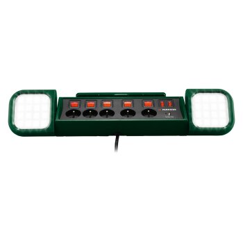 PARKSIDE® LED-Arbeitsleuchte PASD 3680 A1, mit Steckdosenleiste - B-Ware sehr gut