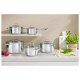 SILVERCREST® Edelstahl-Topf-Set, 10-teilig (Glasdeckel) - B-Ware sehr gut