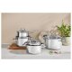 SILVERCREST® Edelstahl-Topf-Set, 10-teilig (Glasdeckel) - B-Ware sehr gut