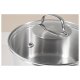 SILVERCREST® Edelstahl-Topf-Set, 10-teilig (Glasdeckel) - B-Ware sehr gut