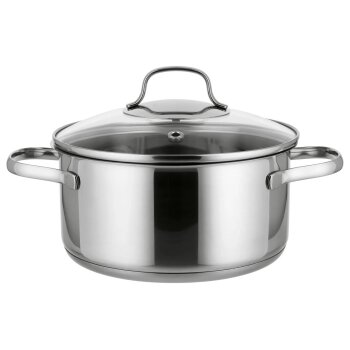 SILVERCREST® Premium-Edelstahltopf, Ø 20 cm -...