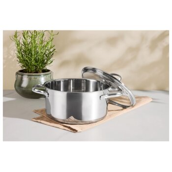 SILVERCREST® Premium-Edelstahltopf, Ø 20 cm - B-Ware Transportschaden Kosmetisch