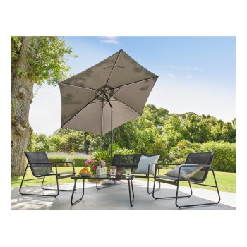 LIVARNO® Sonnenschirm mit Solar-LED-Beleuchtung - B-Ware
