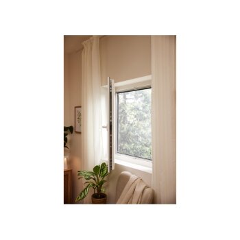 LIVARNO® Alu-Teleskop-Insektenschutzfenster, 120 x 140 cm (Weiß) - B-Ware sehr gut