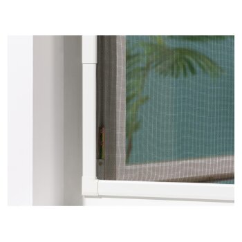 LIVARNO® Alu-Teleskop-Insektenschutzfenster, 120 x 140 cm (Weiß) - B-Ware sehr gut