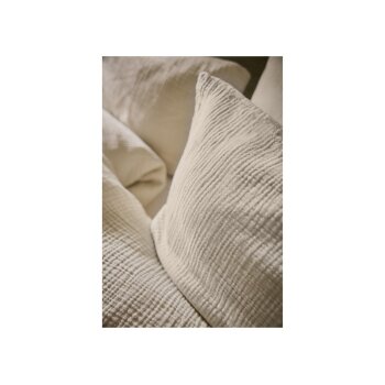 LIVARNO® Kissenbezug Musselin, 40 x 80 cm, 2 Stück (Beige) - B-Ware sehr gut