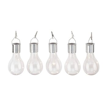 LIVARNO® LED-Solar-Glühbirnen, 5 Stück - B-Ware