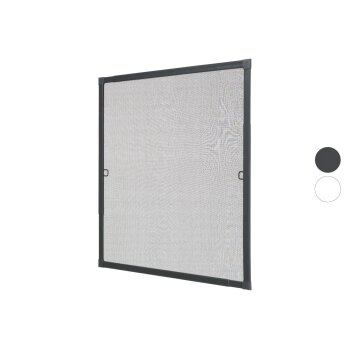 LIVARNO® Alu-Teleskop-Insektenschutzfenster, 120 x...
