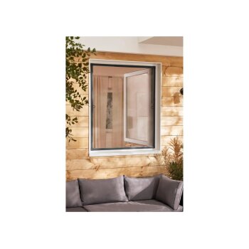 LIVARNO® Alu-Teleskop-Insektenschutzfenster, 120 x 140 cm - B-Ware