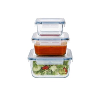 SILVERCREST® Glasfrischhaltedosen-Set - B-Ware