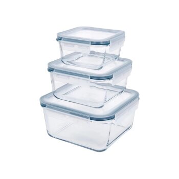 SILVERCREST® Glasfrischhaltedosen-Set - B-Ware