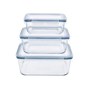 SILVERCREST® Glasfrischhaltedosen-Set - B-Ware