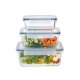 SILVERCREST® Glasfrischhaltedosen-Set - B-Ware