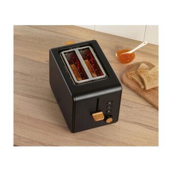 SILVERCREST® Doppelschlitz-Toaster (Schwarz) - B-Ware neuwertig