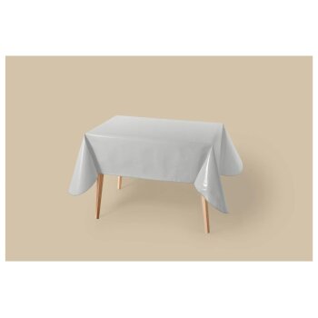 LIVARNO® Lacktischdecke (130x190cm, rechteckig, Grau) - B-Ware neuwertig