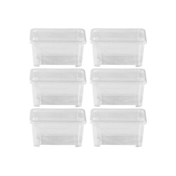 W5 Boxen mit Deckel (6er Set) - B-Ware neuwertig
