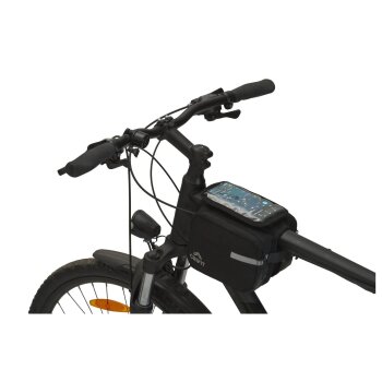 CRIVIT Fahrrad-Lenkertasche / Fahrrad-Doppel-Rahmentasche / Fahrrad-Gepäckträgertasche (Doppel-Rahmentasche) - B-Ware neuwertig