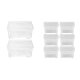 W5 Boxen mit Deckel, 40x9x16 cm/ ca. 11 L / 29x20x18 cm/ ca. 5 L - B-Ware