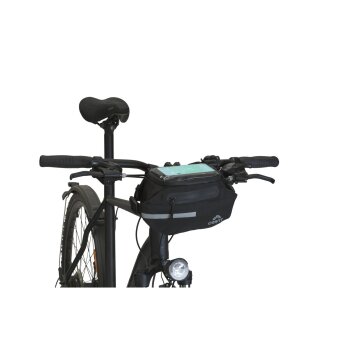 CRIVIT Fahrrad-Lenkertasche / Fahrrad-Doppel-Rahmentasche / Fahrrad-Gepäckträgertasche - B-Ware