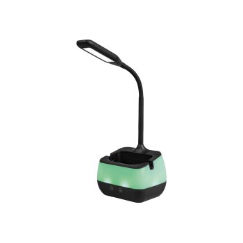 LIVARNO home Akku-Tischleuchte, inkl. USB-C Ladekabel (Schwarz) - B-Ware neuwertig