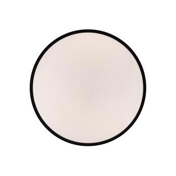 LIVARNO® Deckenleuchte LED-Deckenleuchte mit Farbtonsteuerung, Ø 33 (Schwarz) - B-Ware gut
