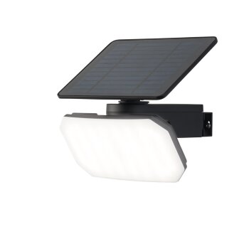 LIVARNO LED-Solarstrahler, schwarz - B-Ware neuwertig