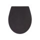 Wenko Duroplast WC Sitz (Schwarz) - B-Ware Transportschaden Kosmetisch