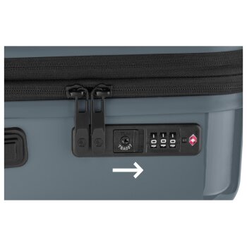 TOPMOVE® Trolley-Reisekoffer, Hardcase, 30 l - B-Ware gut