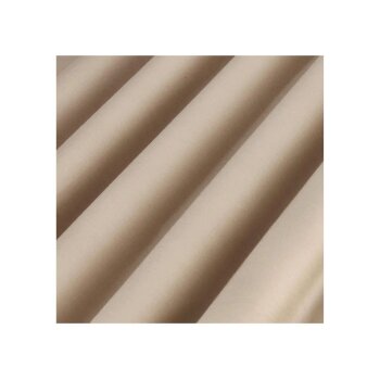 LIVARNO home Lyocell-Satin-Bettwäsche, 155 x 220 cm, beige - B-Ware neuwertig