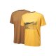 CRIVIT Herren Funktionsshirt, kurzarm, UV-Schutz, XL, braun/ocker - B-Ware sehr gut