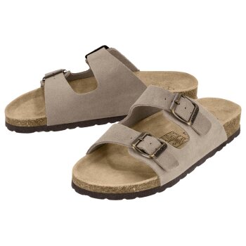 esmara® Damen-Premium-Pantoletten, 37, taupe - B-Ware...