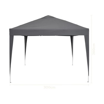 LIVARNO® Faltpavillon (Anthrazit) - B-Ware sehr gut