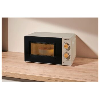 SILVERCREST® Mikrowelle »SMWH 700 C1« mit Holzdesign, ca. 17 l - B-Ware
