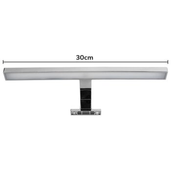 LIVARNO® LED-Schrank-/Spiegelleuchte (Chrom) - B-Ware Transportschaden Kosmetisch