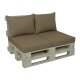 GO-DE Textil Palettenkissen, 2 Stück, schmutz- und wasserabweisend (Beige) - B-Ware neuwertig