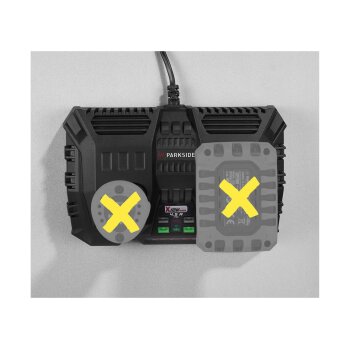PARKSIDE® 12 V / 2 x 4,5 A / Doppel-Ladegerät »PDSLK 12 B2«, ohne Akkus - B-Ware neuwertig