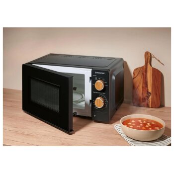 SILVERCREST® Mikrowelle SMWH 700 C1, schwarz - B-Ware neuwertig