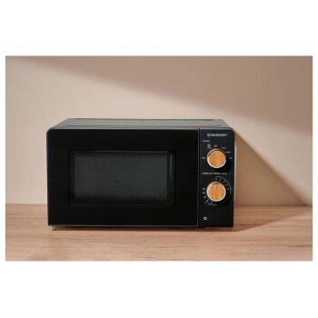 SILVERCREST® Mikrowelle SMWH 700 C1, schwarz - B-Ware neuwertig