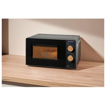 SILVERCREST® Mikrowelle SMWH 700 C1, schwarz - B-Ware neuwertig
