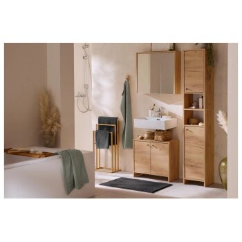 LIVARNO® Hochschrank Verona, in Wotan-Eiche - B-Ware