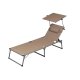 LIVARNO® Alu-Dreibeinliege »Houston«, taupe - B-Ware