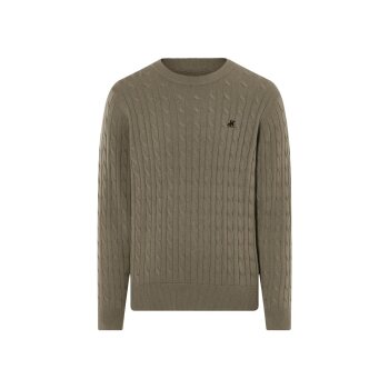LIVERGY® U.S. x Grand Polo Herren-Pullover, mit Baumwolle, XL, braun - B-Ware neuwertig