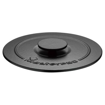 Masterpro Gusseisentopf mit Deckel, Ø 26 cm, 5,5 l, schwarz - B-Ware sehr gut