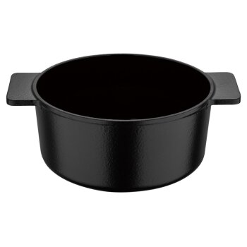 Masterpro Gusseisentopf mit Deckel, Ø 26 cm, 5,5 l, schwarz - B-Ware sehr gut