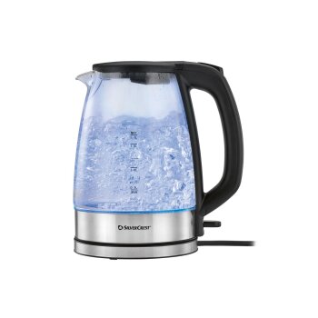 SILVERCREST Glas-Wasserkocher, 1,7 L, 3000 W - B-Ware sehr gut